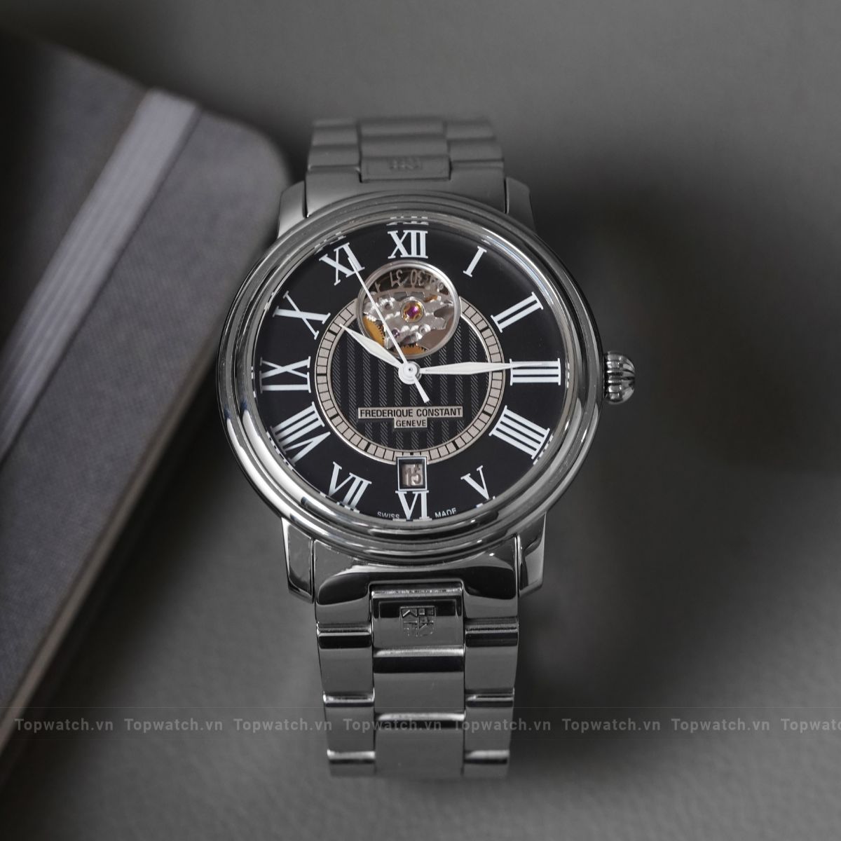 Đồng Hồ FREDERIQUE CONSTANT FC-315BS3P6B HEART BEAT SILVER DIAL Đồng Hồ FREDERIQUE CONSTANT FC-315BS3P6B HEART BEAT SILVER DIAL