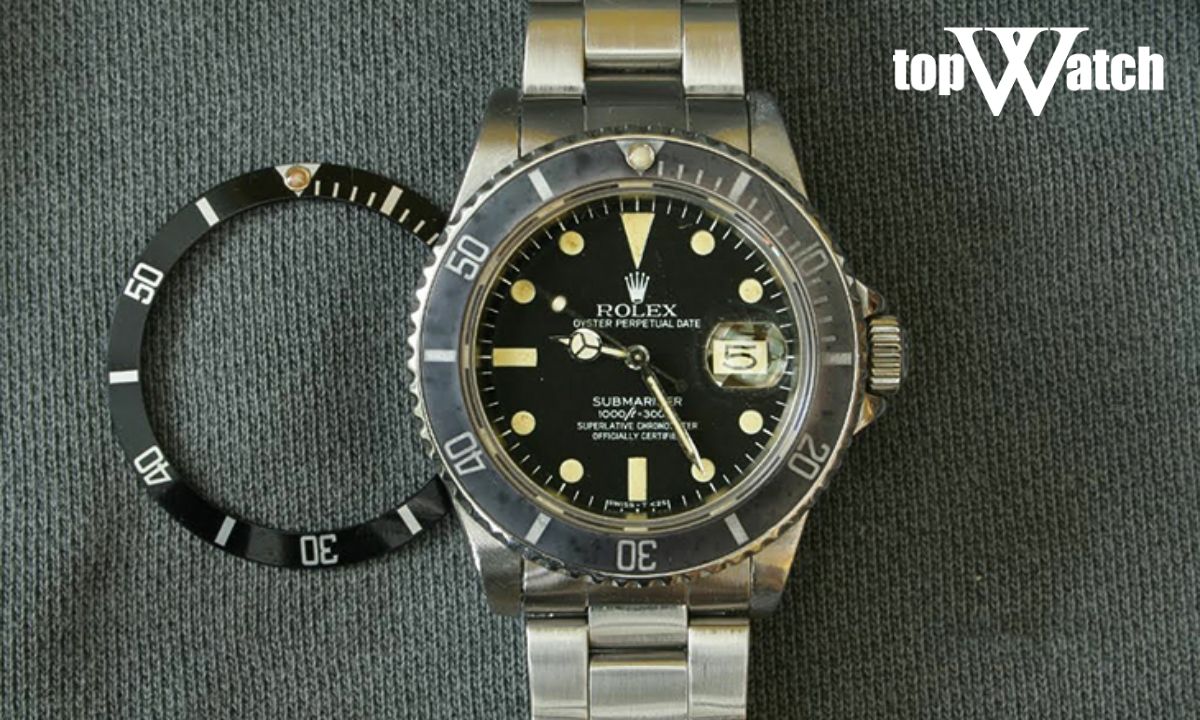 Thay vòng bezel mới cho đồng hồ Rolex