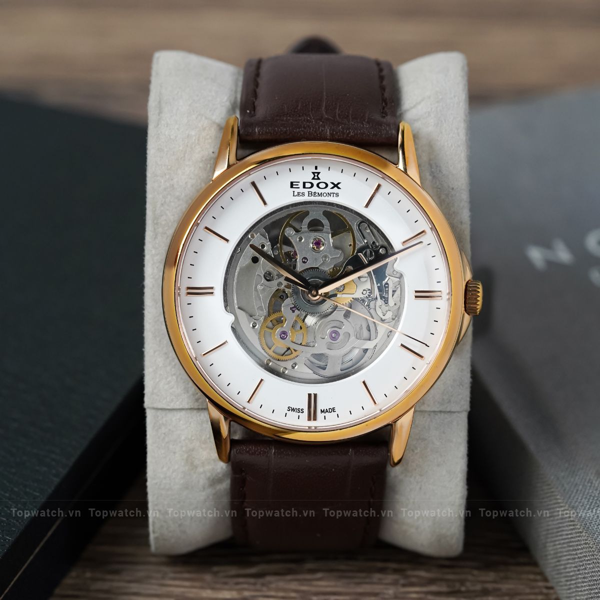 Đồng hồ Edox Les Bemonts Automatic skeleton 85300-37J-AID (85300 37J AID) Đồng hồ Edox Les Bemonts Automatic skeleton 85300-37J-AID (85300 37J AID)