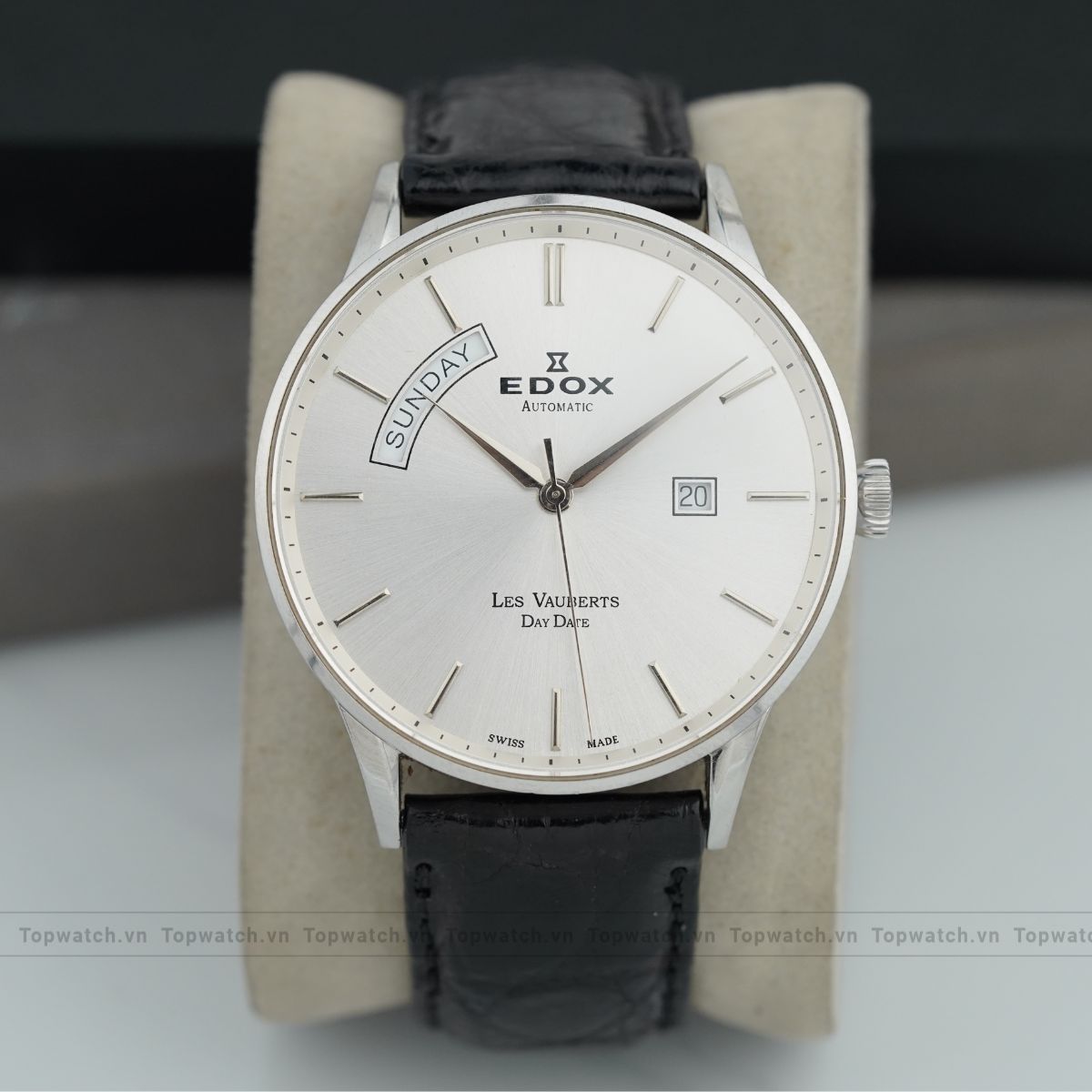 Đồng hồ Edox Les Vauberts Day Date Automatic 83010-3B-AIN Đồng hồ Edox Les Vauberts Day Date Automatic 83010-3B-AIN