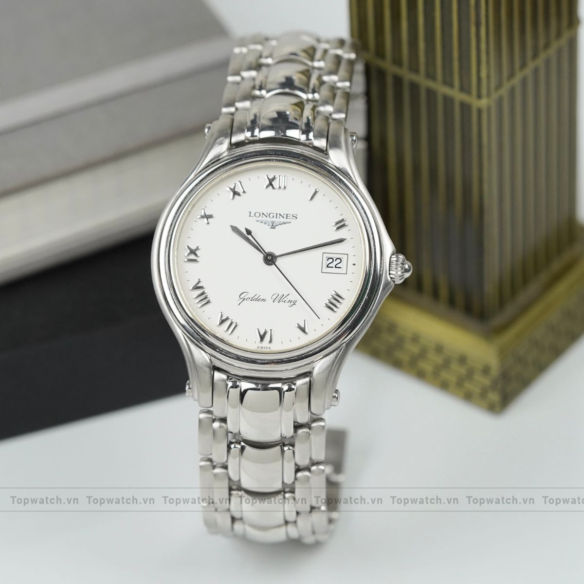 Đồng hồ Longines Golden Wing L3.606.4 Quartz White Date Display Đồng hồ Longines Golden Wing L3.606.4 Quartz White Date Display