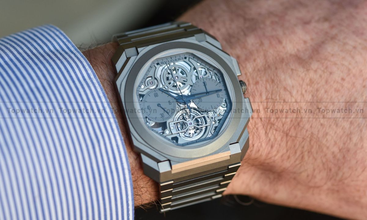 Đồng hồ mỏng nhất thế giới - Bulgari Octo Finissimo Tourbillon Automatic 