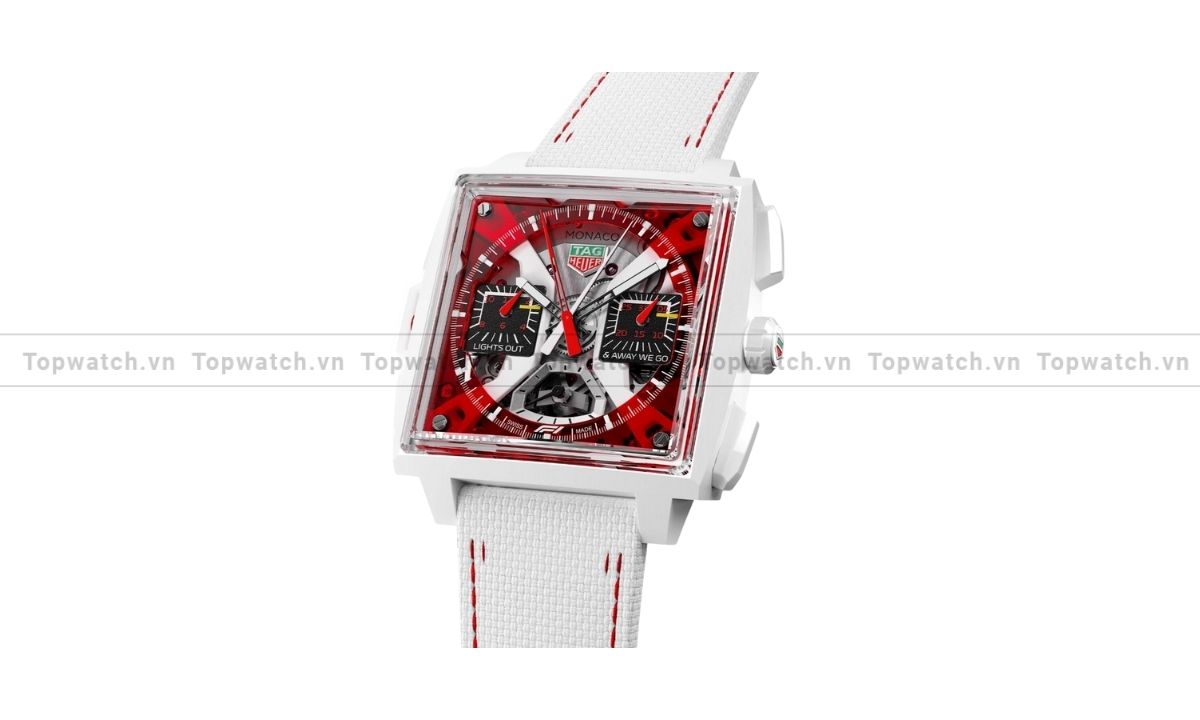 Đồng hồ nam mặt vuông - TAG Heuer Monaco Split-Seconds Titanium