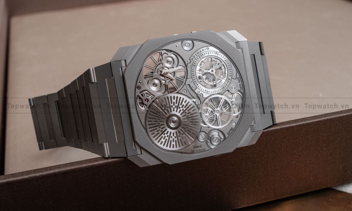 Đồng hồ mỏng nhất thế giới - Bulgari Octo Finissimo Ultra Tourbillon 