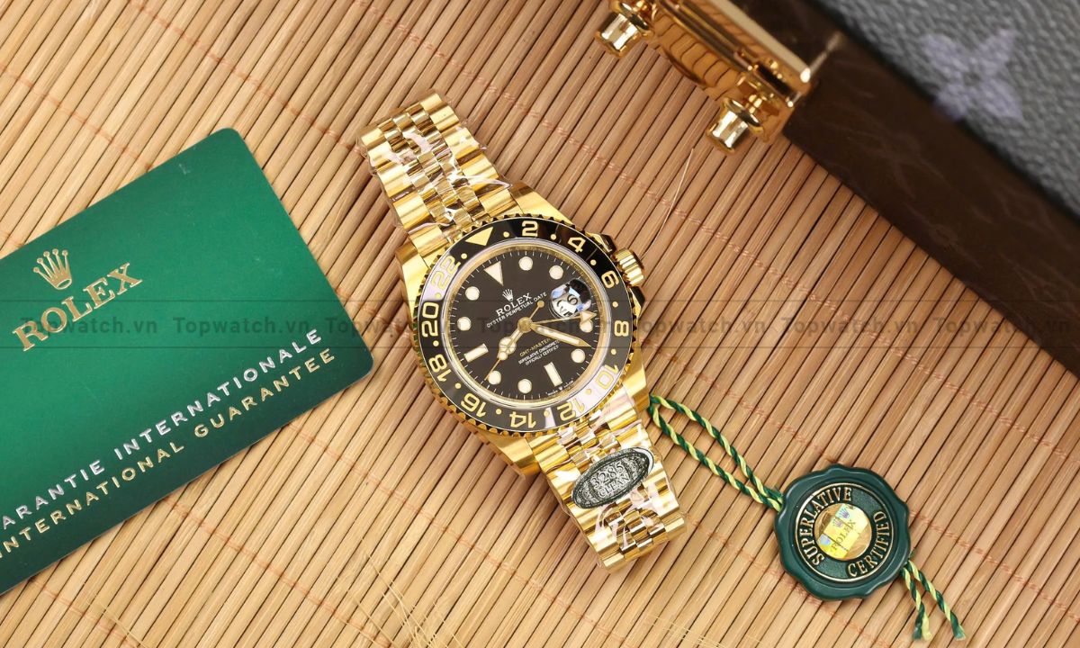 Đồng hồ Rolex nam - Rolex GMT-Master II Gold 