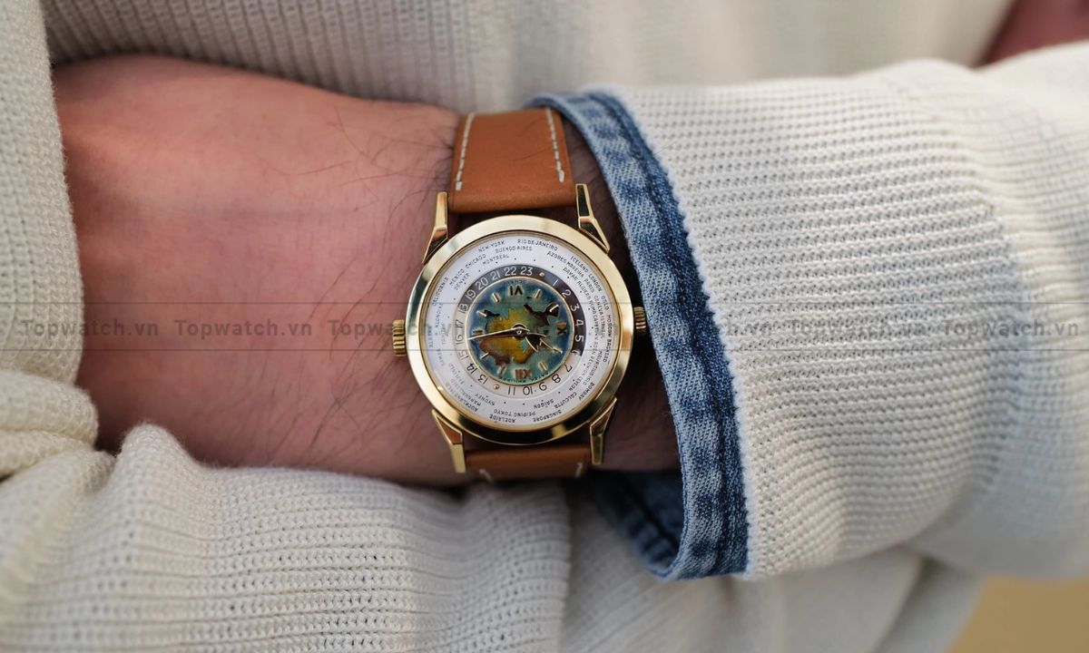 Đồng hồ nam đắt nhất thế giới - Patek Philippe Worldtimer Guilloché Ref. 2523/1