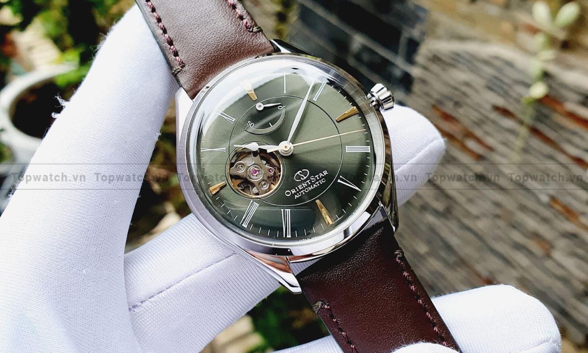 Đồng hồ nữ đẹp - Orient Star Classic Semi-Skeleton 