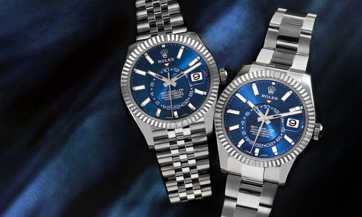 Đồng hồ Rolex nam - Rolex Sky-Dweller Blue Dial