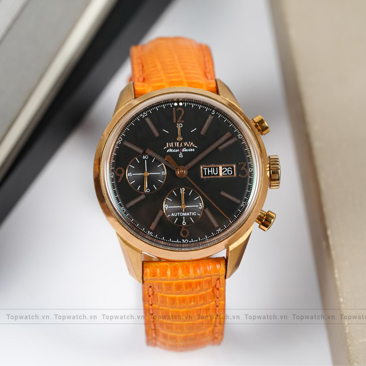 Đồng hồ Bulova AccuSwiss Murren Automatic Watch 41mm 64C106 Đồng hồ Bulova AccuSwiss Murren Automatic Watch 41mm 64C106