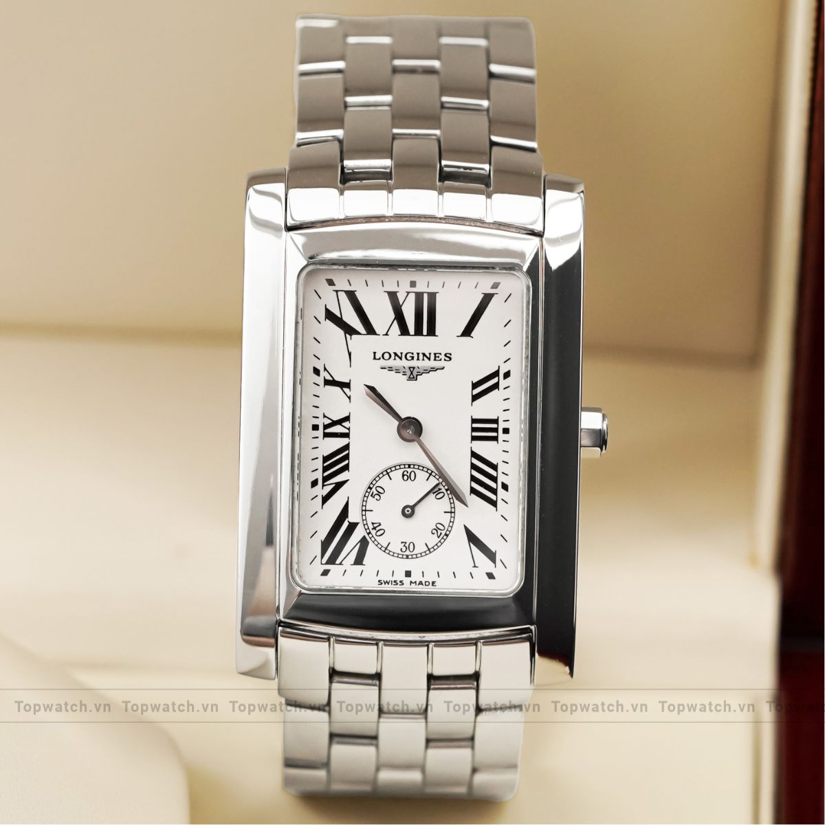 Đồng hồ Longines Quartz L5.655.4.71.6 32mm Đồng hồ Longines Quartz L5.655.4.71.6 32mm