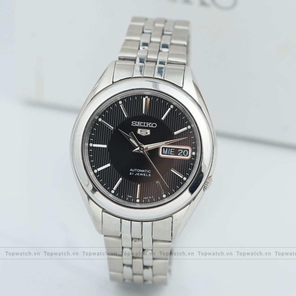 Đồng hồ Seiko 5 Automatic Black Steel SNKL23K1 Đồng hồ Seiko 5 Automatic Black Steel SNKL23K1
