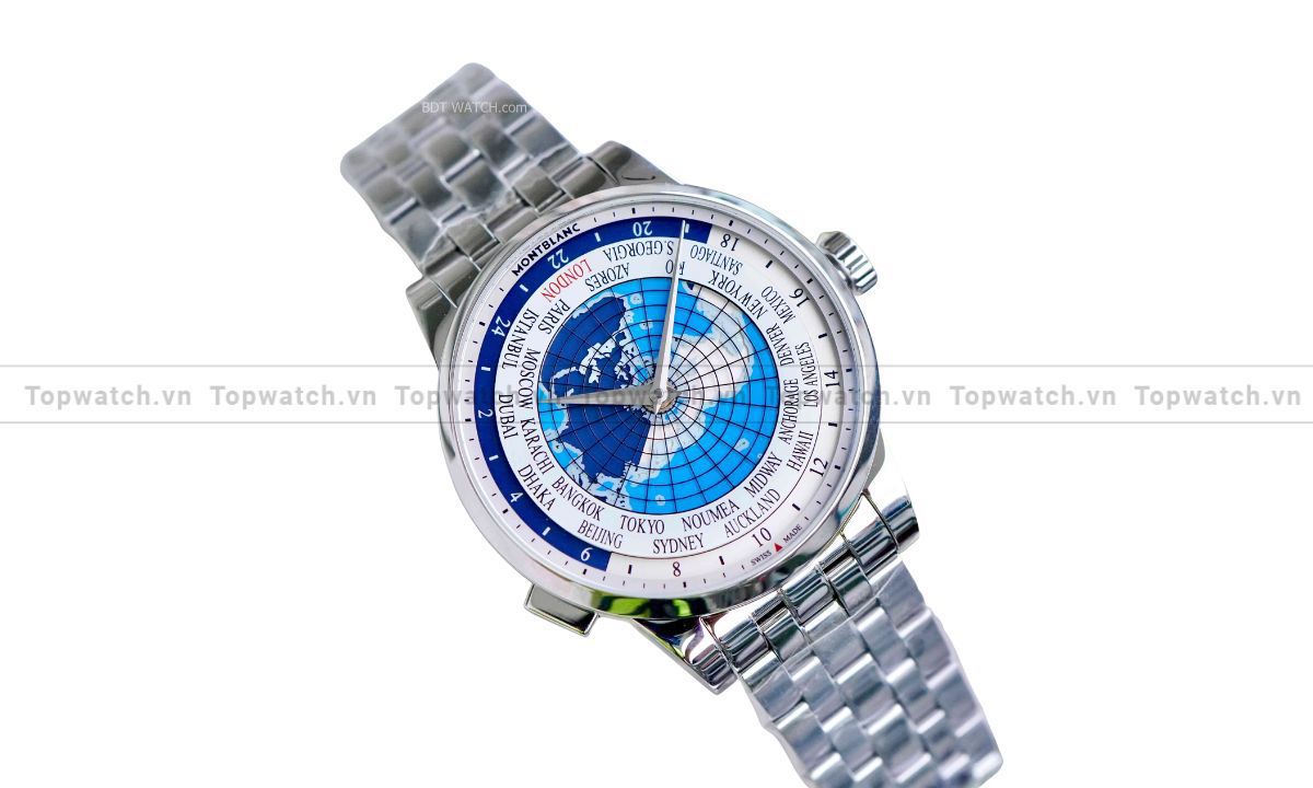 Đồng hồ nữ Nhật Bản Montblanc Worldtime Heritage Spirit Obris Terrarum 112309