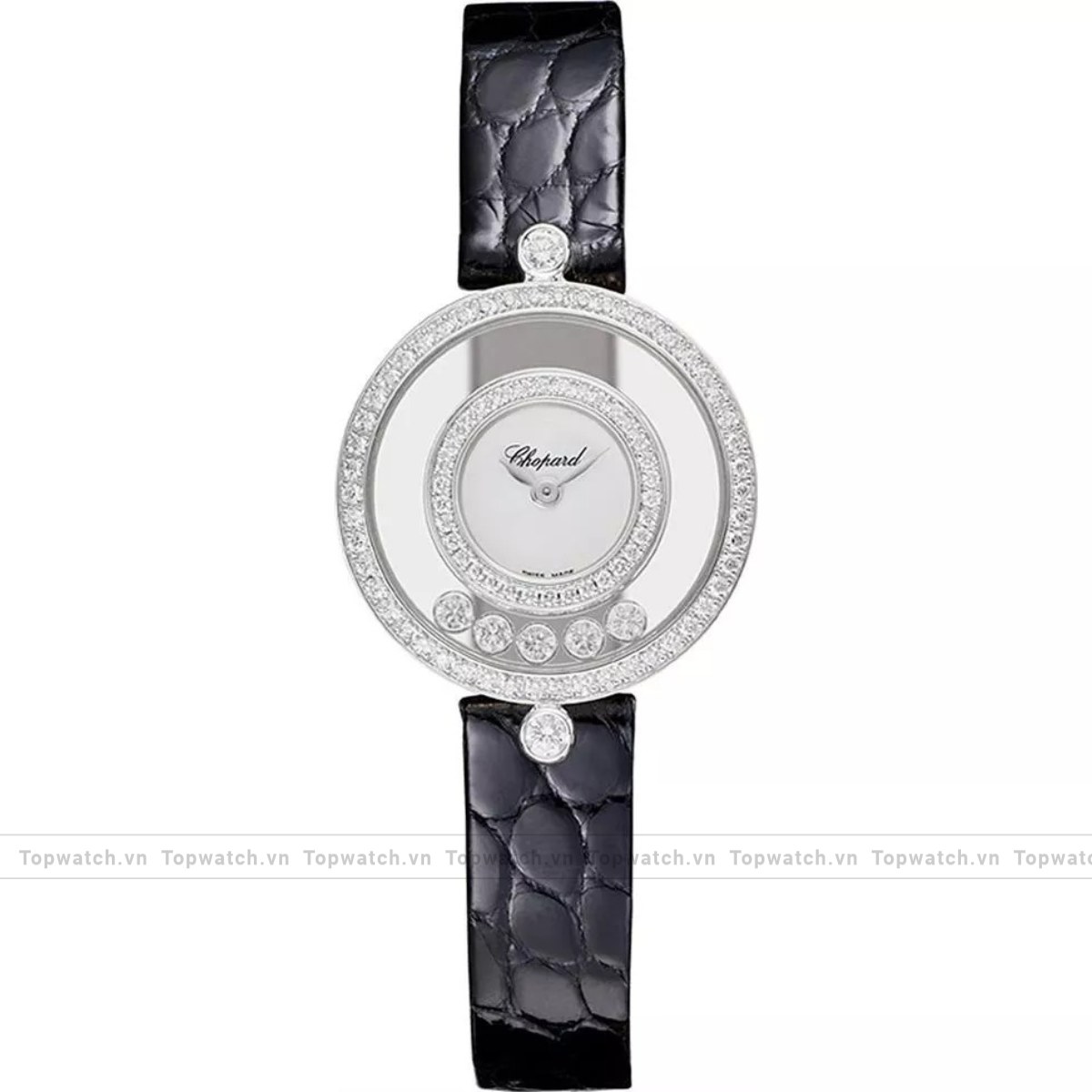 Chopard Happy Diamonds 203957-1201 Watch 25.8mm Chopard Happy Diamonds 203957-1201 Watch 25.8mm