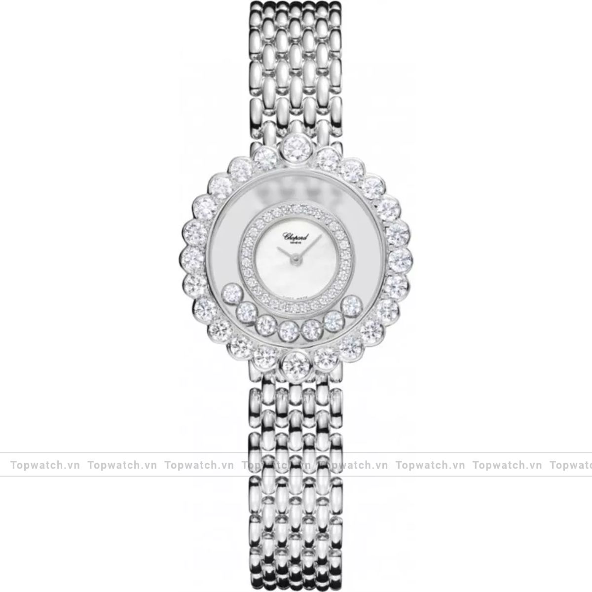 Chopard Happy Diamonds 204180-1001 18-Karat Watch 27mm