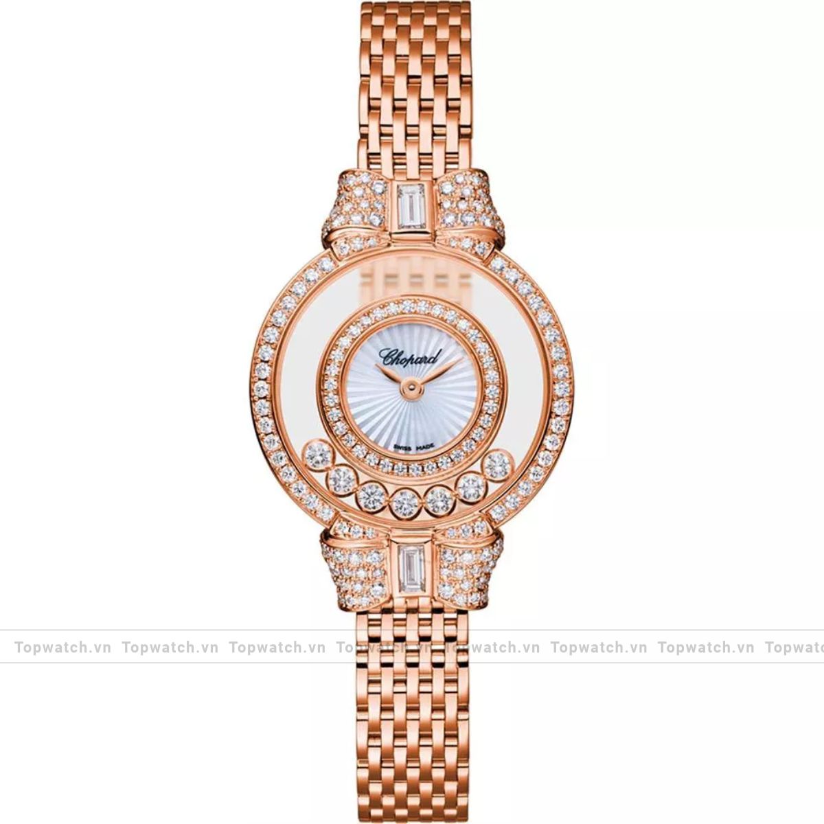 Chopard Happy Diamonds 205596-5201 Icons 18k Watch 25.8mm