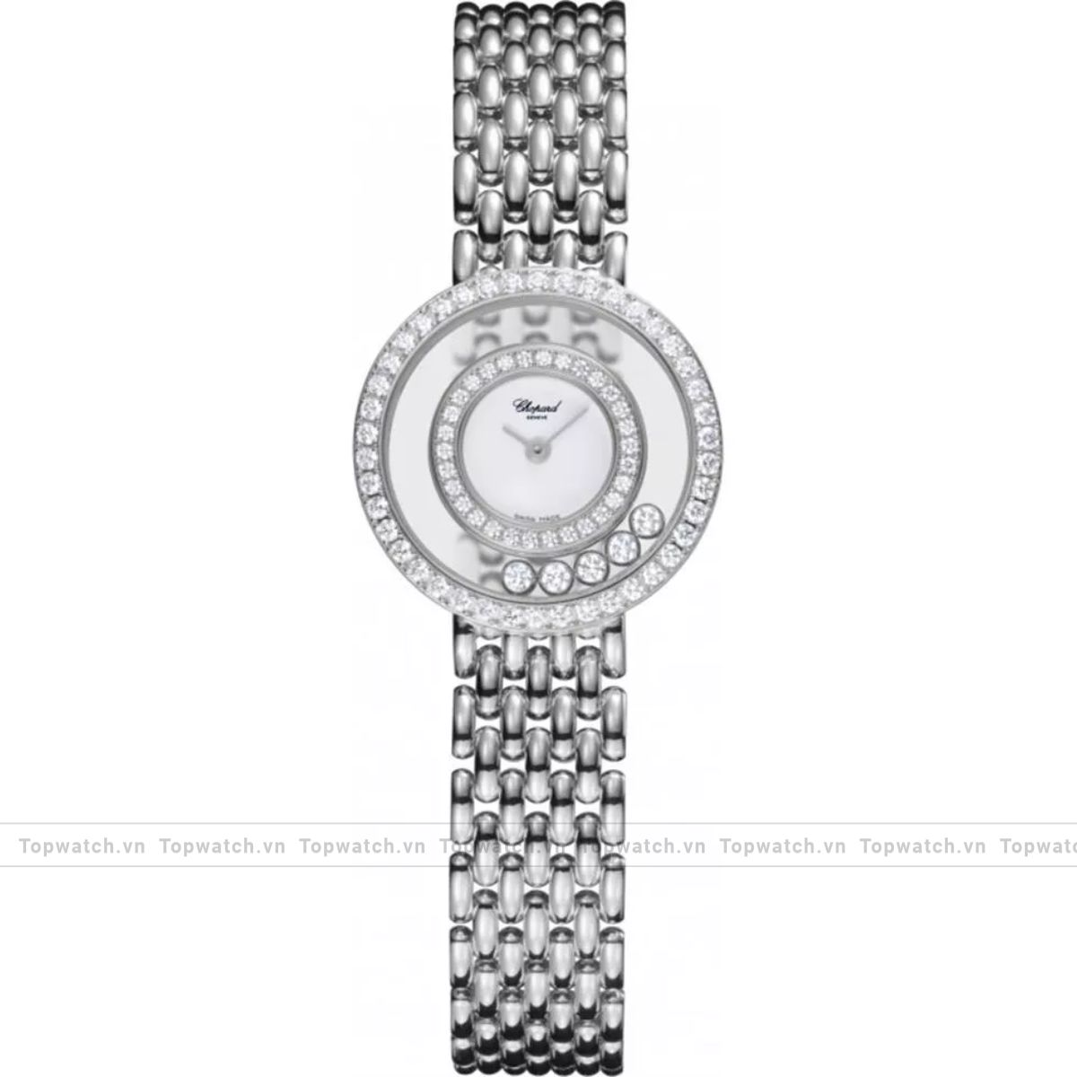 Chopard Happy Diamonds 205691-1001 18-Karat Watch 25mm