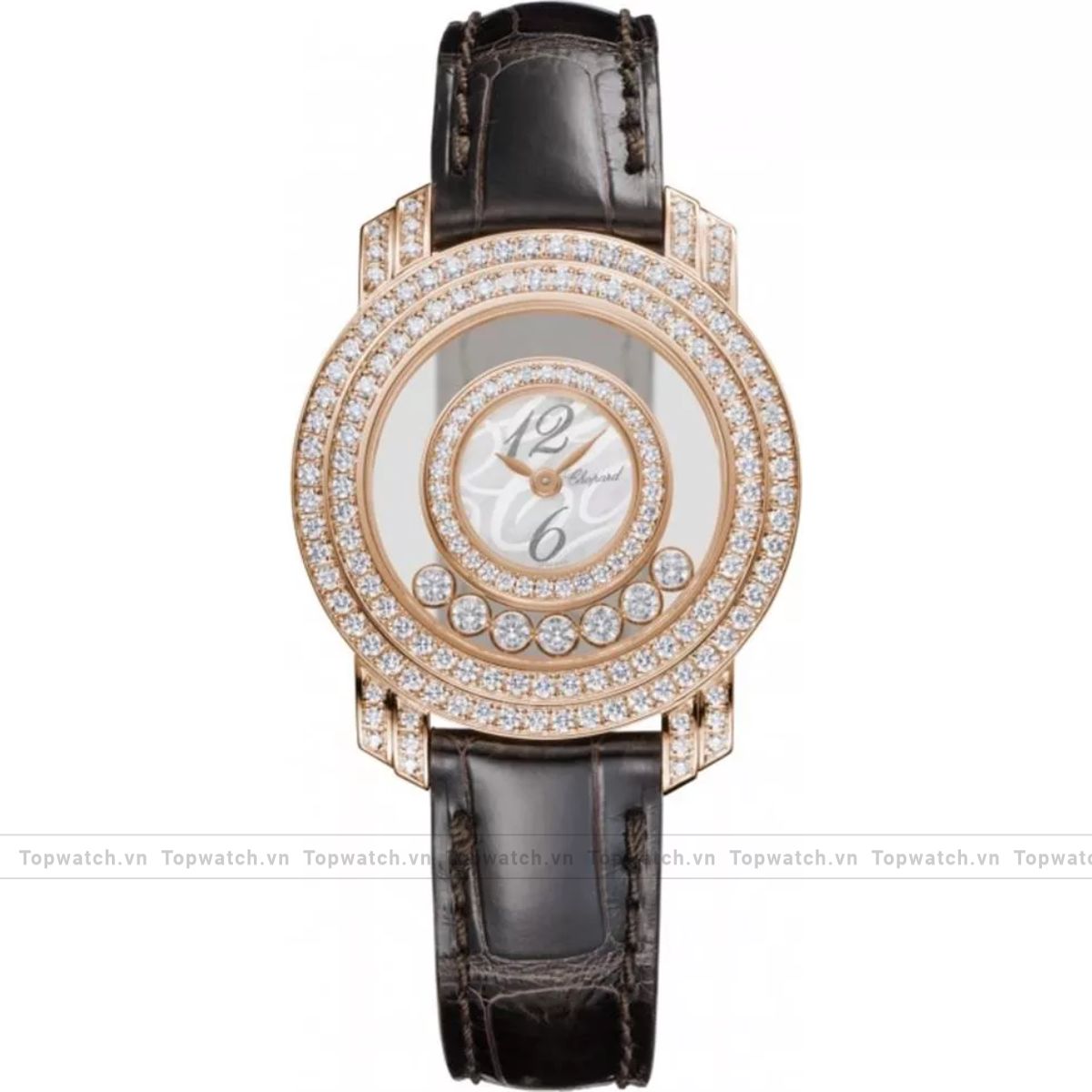 Chopard Happy Diamonds 209245-5001 18k Karat Watch 30mm