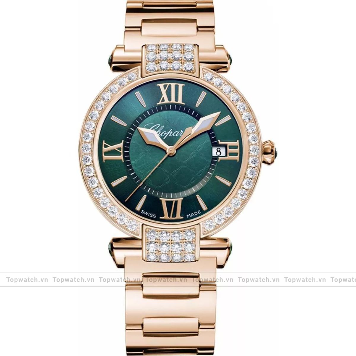 Chopard Imperiale 3384221-5016 18k Tourmalines Diamonds Watch 36mm Chopard Imperiale 3384221-5016 18k Tourmalines Diamonds Watch 36mm