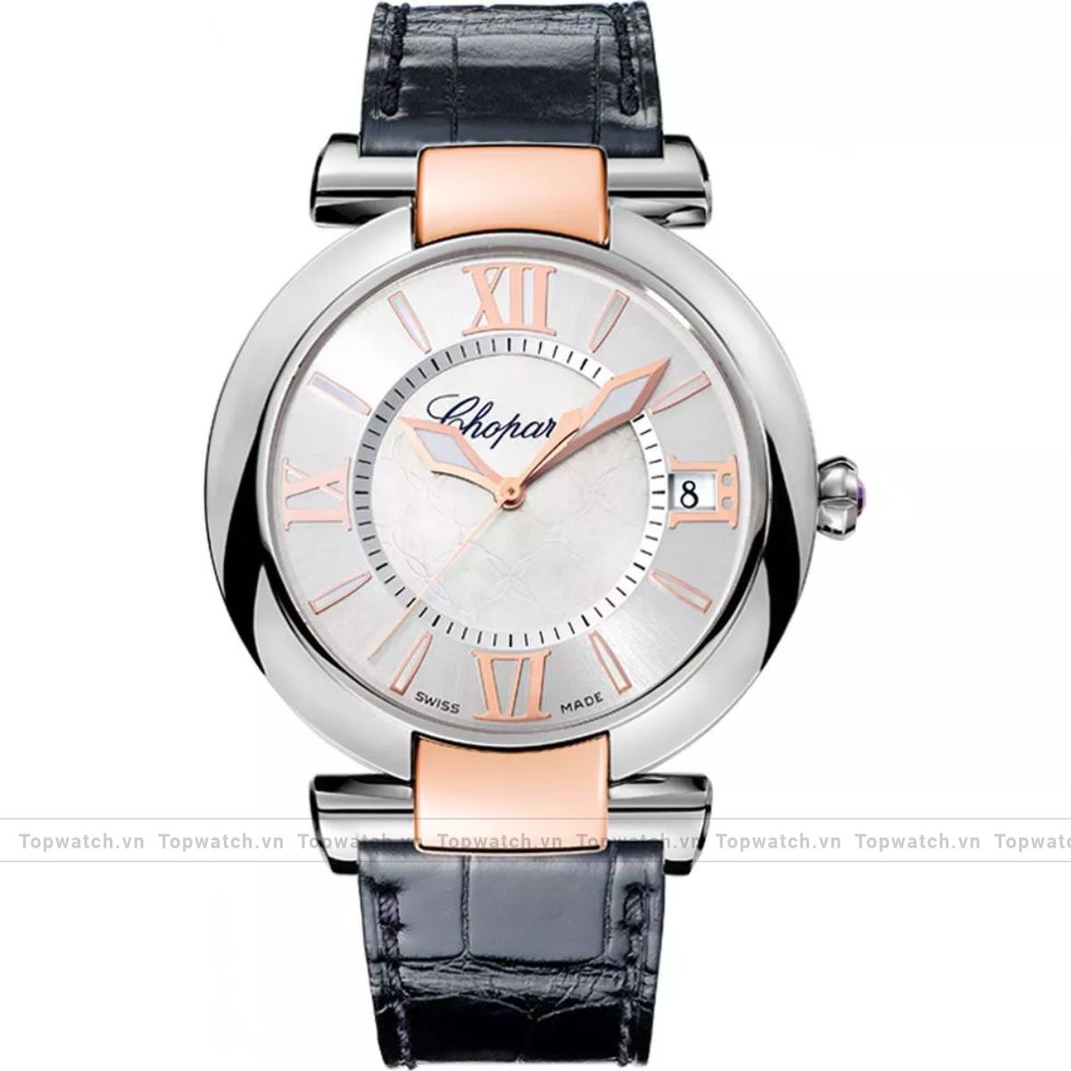 Chopad Imperiale 388531-6005 18k Amethyst Watch 40mm