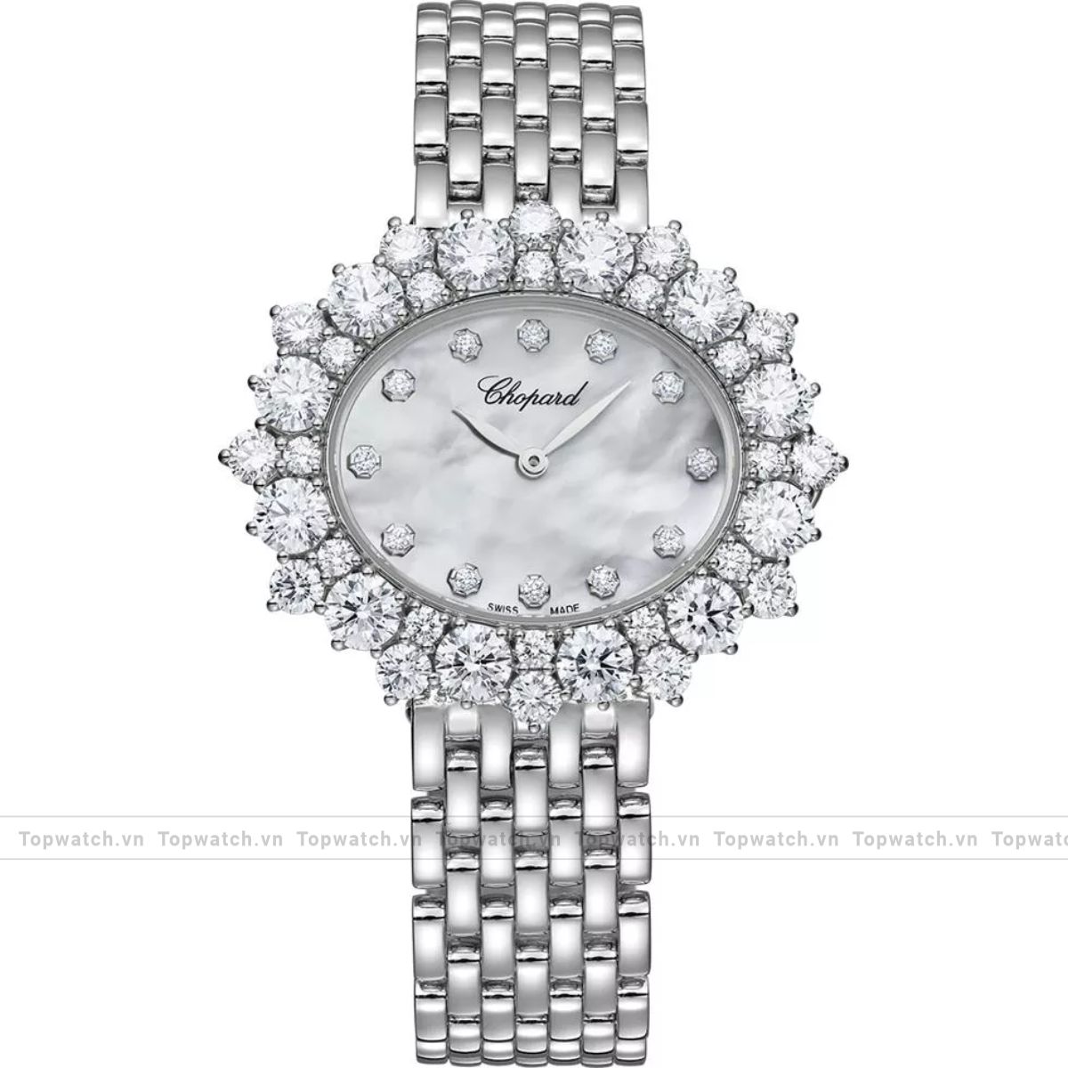 Chopard L ‘Heure Du Diamant 10A390-1100 Oval Watch 36mm