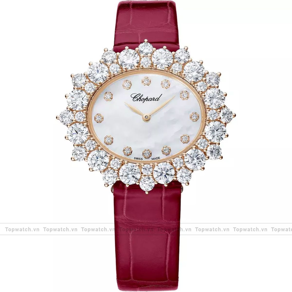 Chopard L’Heure Du Diamant 13A390-5100 Oval Watch 36mm