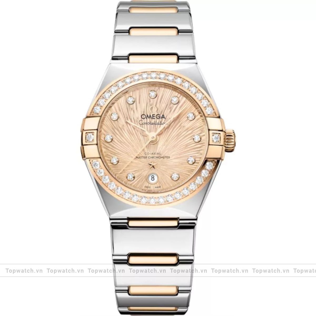 Omega Constellation 131.25.29.20.58.002 Moonshine 18K Diamonds Watch 29mm Omega Constellation 131.25.29.20.58.002 Moonshine 18K Diamonds Watch 29mm