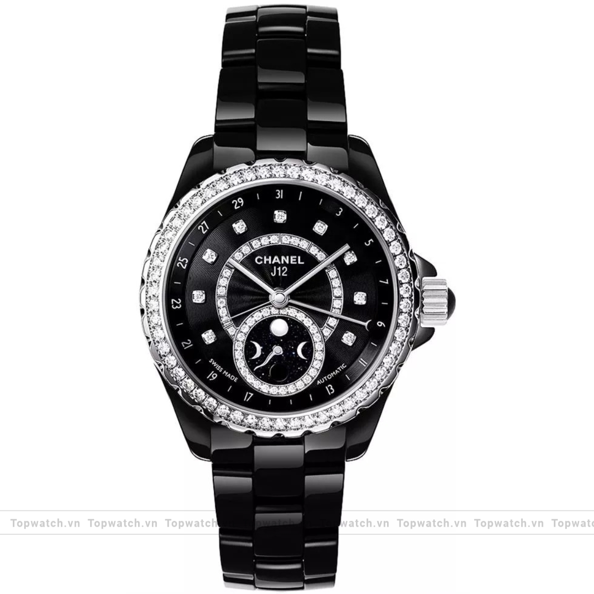 Chanel J12 H3407 Unisex Sapphire Watch 38mm Chanel J12 H3407 Unisex Sapphire Watch 38mm