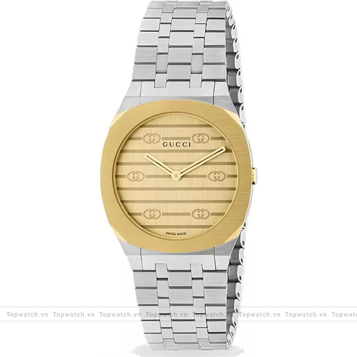 Gucci 25H YA163502 Gold Tone Watch 30mm Gucci 25H YA163502 Gold Tone Watch 30mm