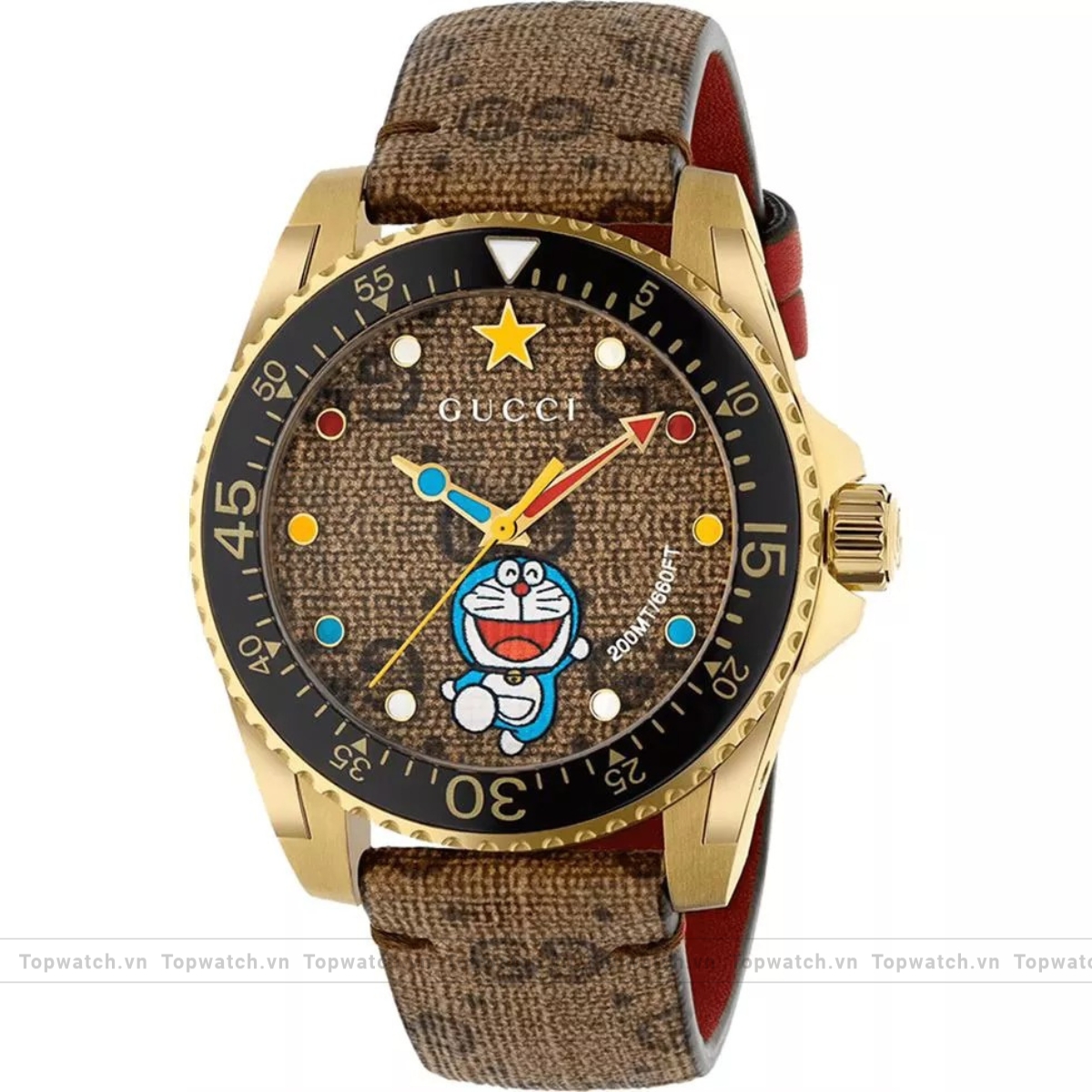 Doraemon x Gucci Dive YA136335 Watch 40mm Doraemon x Gucci Dive YA136335 Watch 40mm