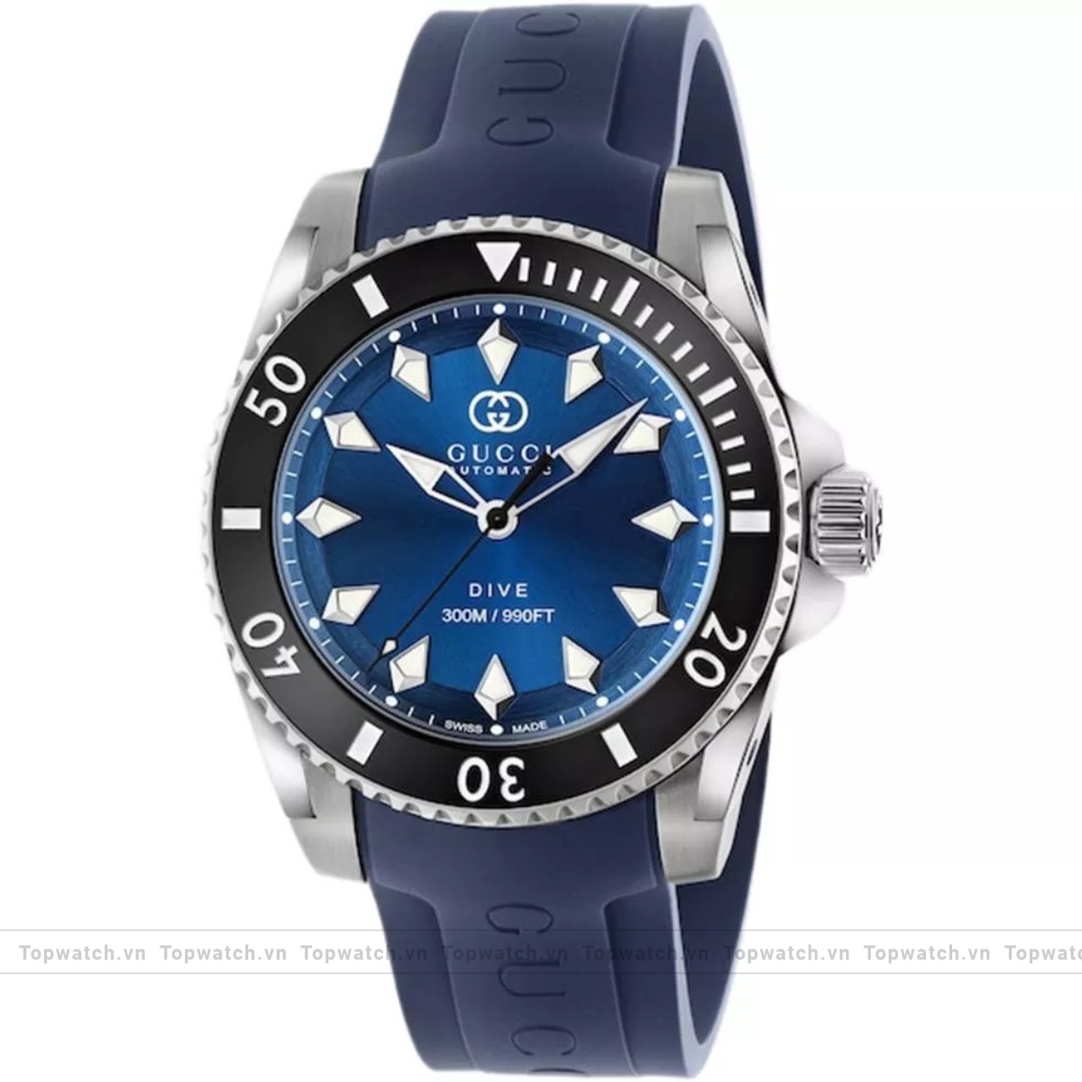 Gucci Dive YA136359 Blue – Tone Automatic Watch 40mm Gucci Dive YA136359 Blue – Tone Automatic Watch 40mm