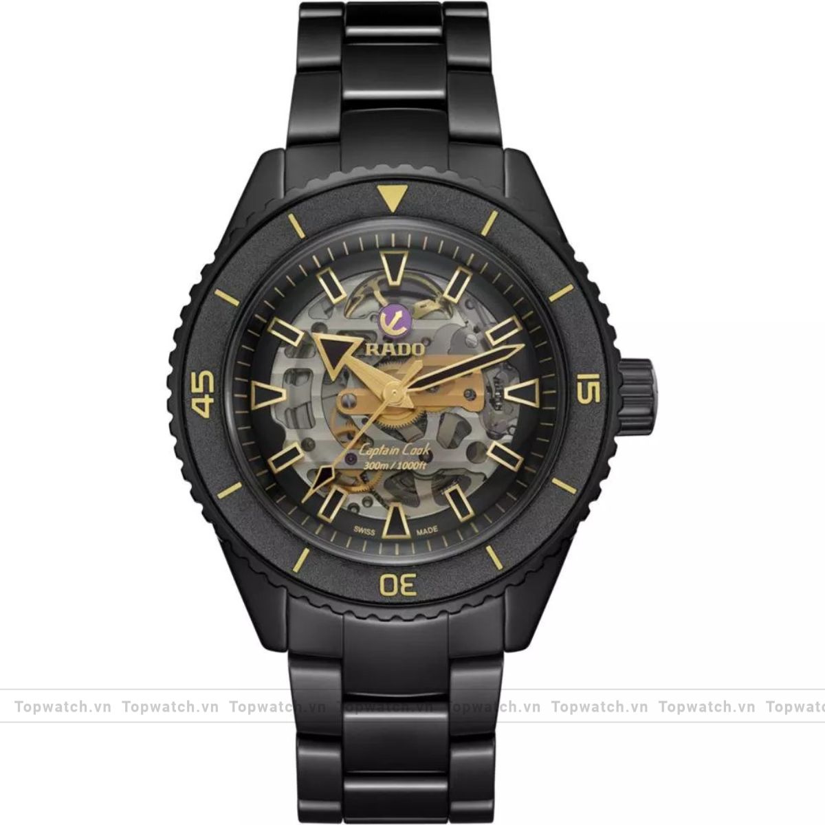 Rado Captain Cook R32147162 High-Tech Limited Edition Watch 43mm Rado Captain Cook R32147162 High-Tech Limited Edition Watch 43mm