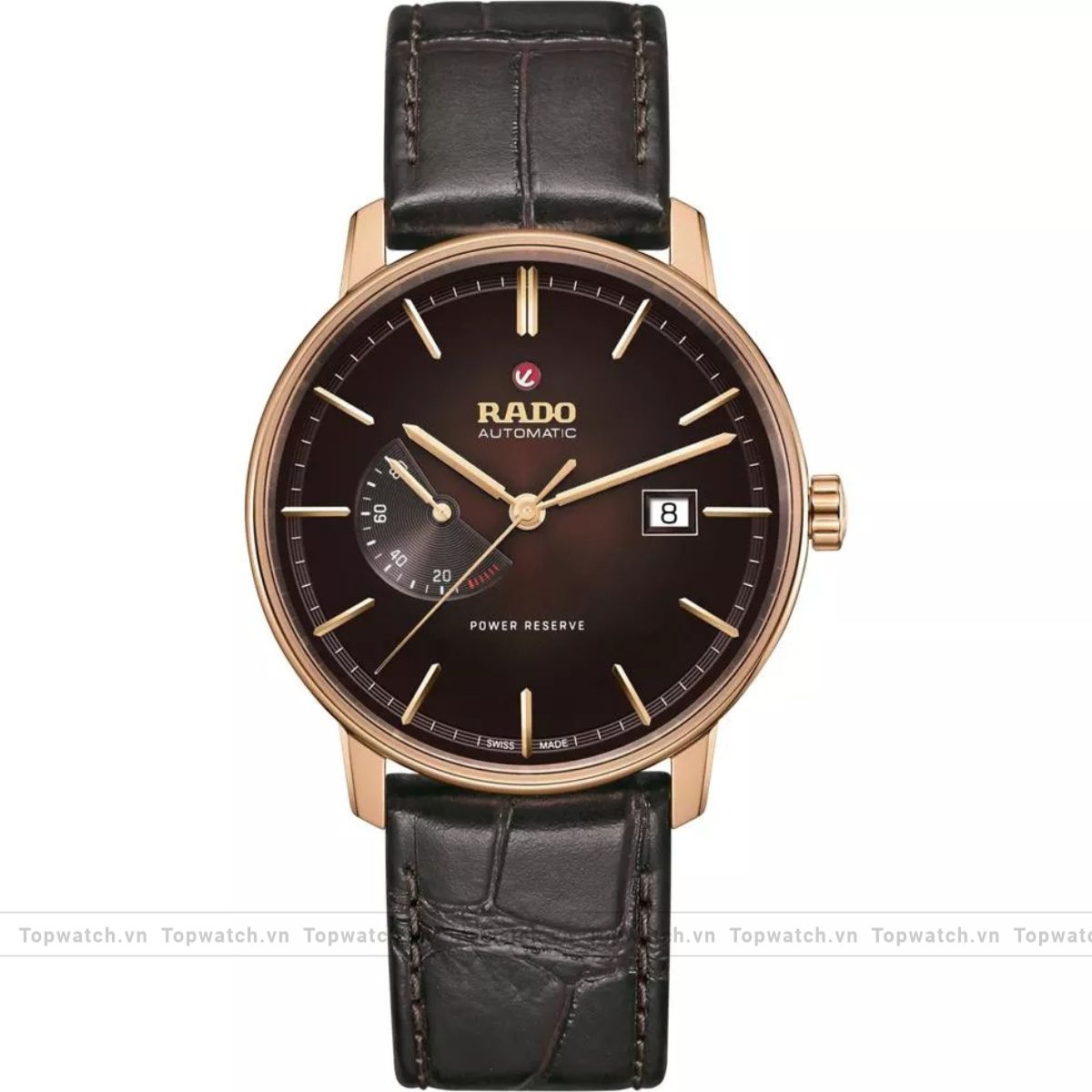 Rado Coupole Classic R22879325 Automatic Power Reserve Watch 41mm