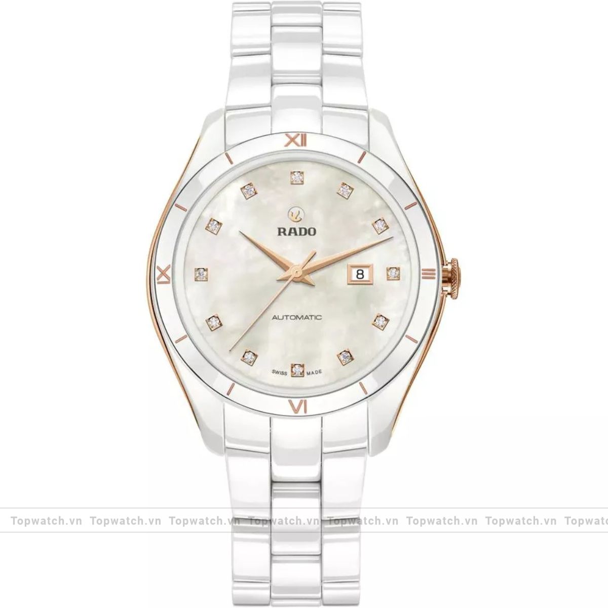 Rado Hyperchrome R32033902 Automatic Diamonds Watch 36mm