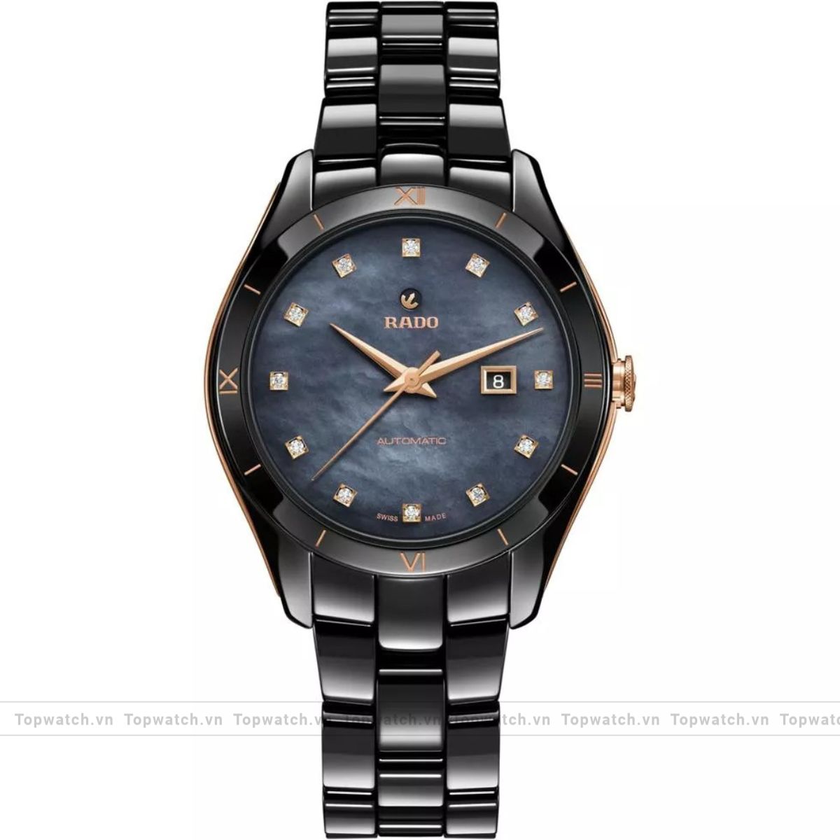 Rado Hyperchrome R32044902 Automatic Diamonds Watch 36mm