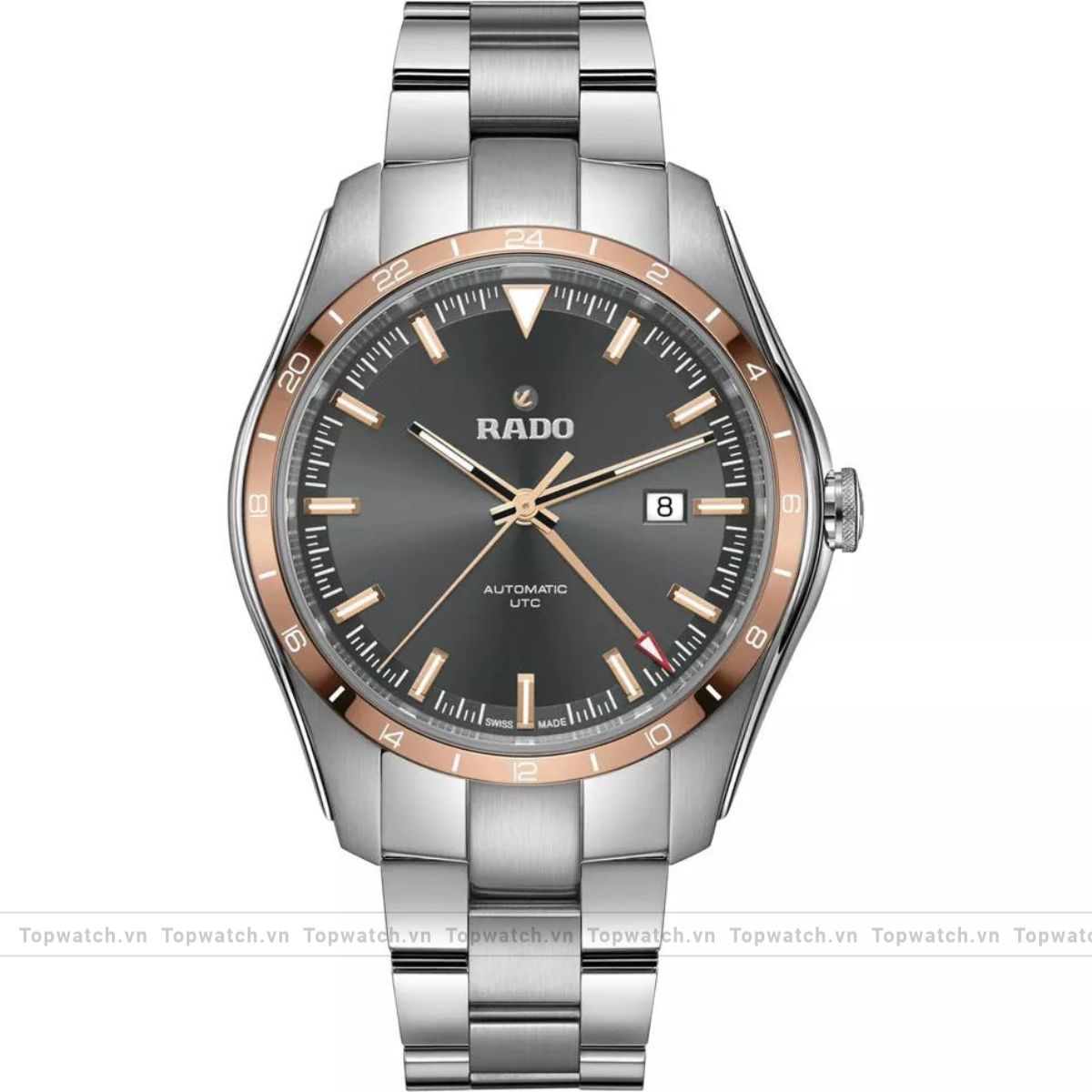 Rado Hyperchrome R32050163 Automatic UTC Watch 44mm