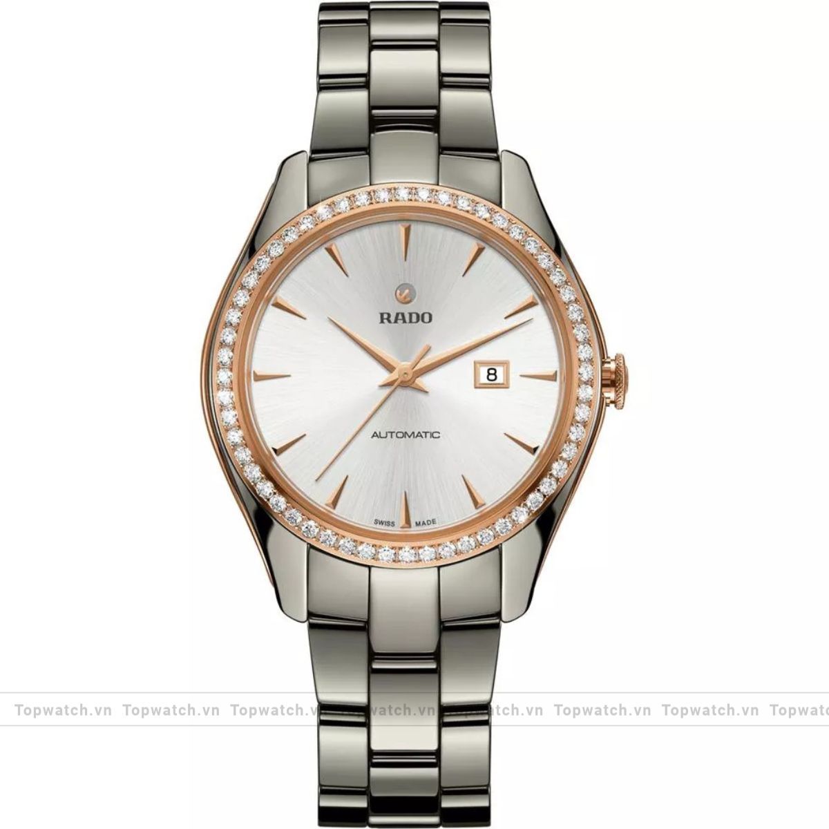 Rado Hyperchrome R32052012 Automatic Diamonds Watch 36mm