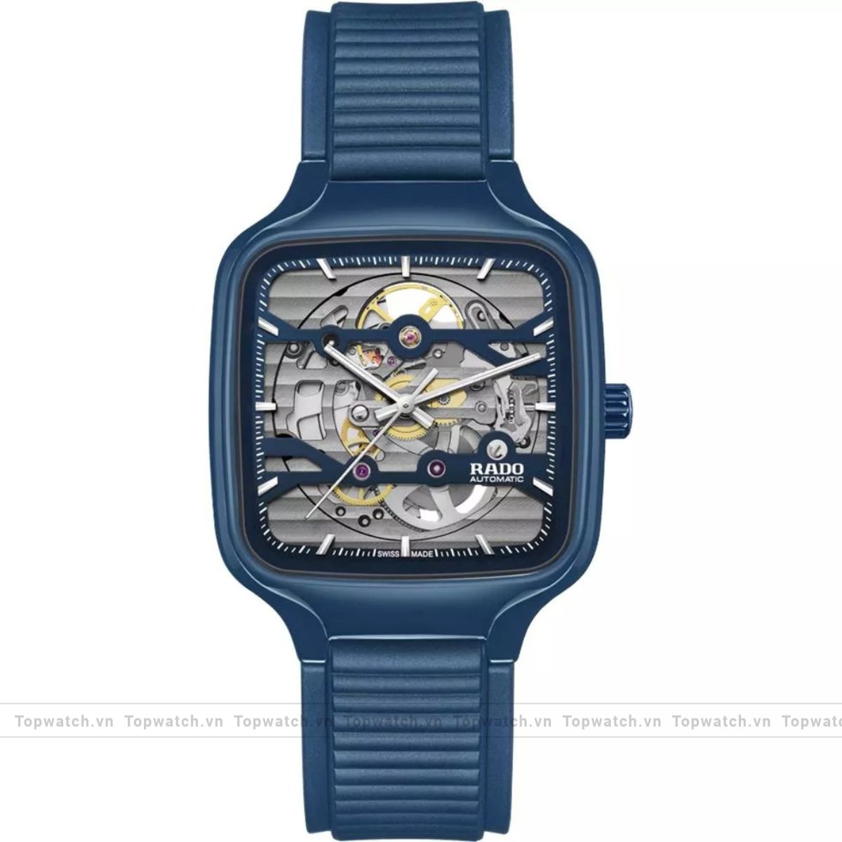 Rado True Square R27178205 Automatic Skeleton Watch 38mm Rado True Square R27178205 Automatic Skeleton Watch 38mm