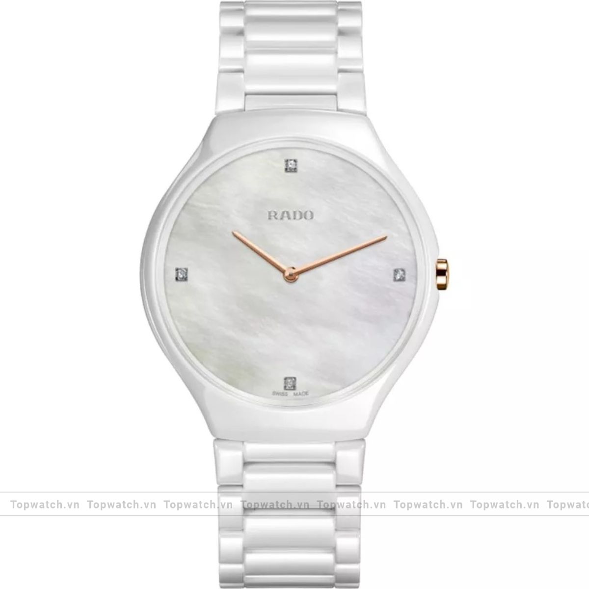 Rado True Thinline R27957909 Diamonds Watch 39mm Rado True Thinline R27957909 Diamonds Watch 39mm