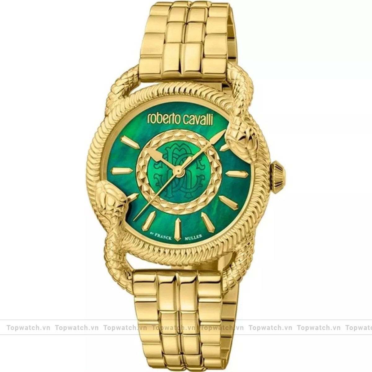 Roberto Cavalli by Franck Muller RV1L126M1041 Green Watch 34mm Roberto Cavalli by Franck Muller RV1L126M1041 Green Watch 34mm
