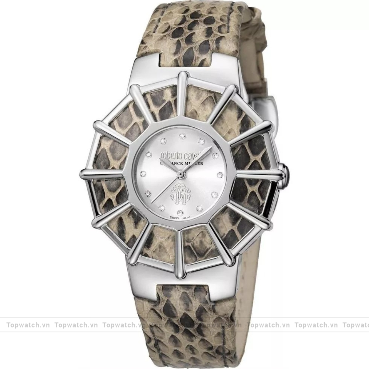 Roberto Cavalli Webbing RV2L009L0016 Silver Watch 37.5mm Roberto Cavalli Webbing RV2L009L0016 Silver Watch 37.5mm