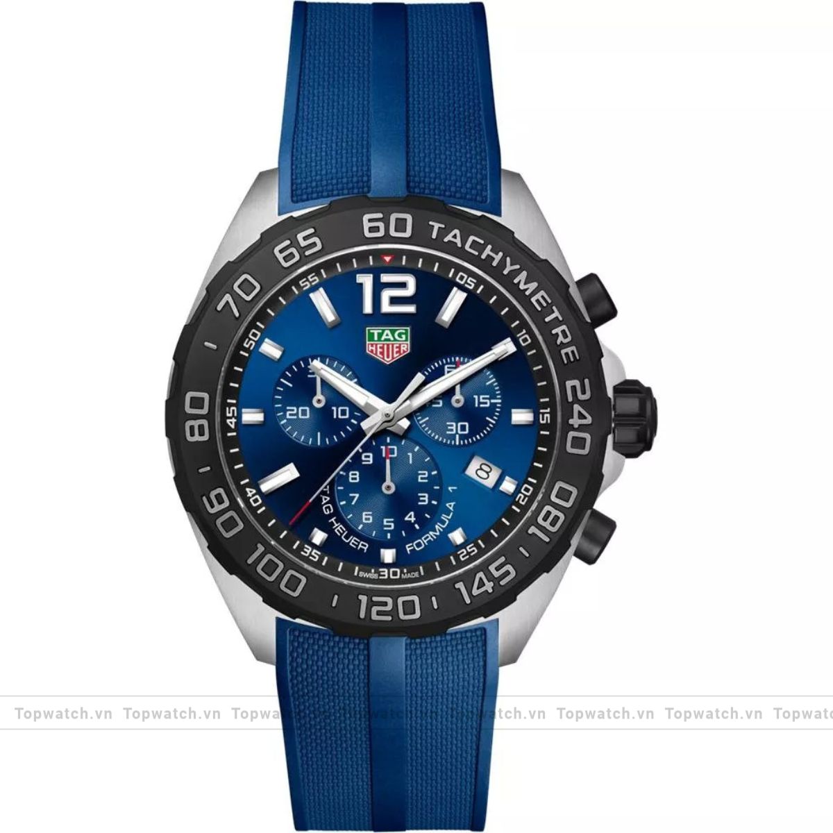 Tag Heuer Formula 1 CAZ101AV.FT8077 Blue-Tone Chronograph Watch 43mm