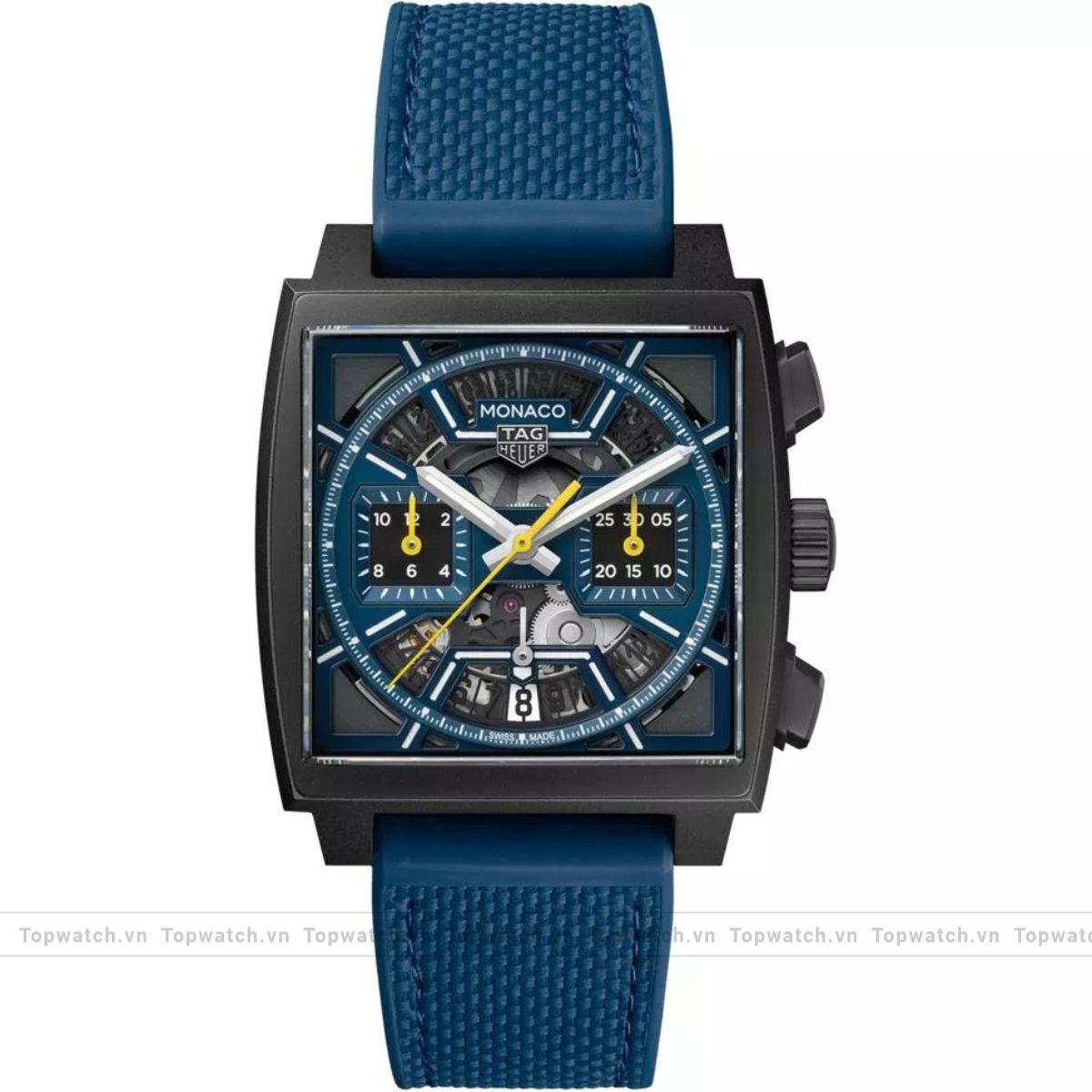 Tag Heuer Monaco CBL2188.FT6261 Blue-Tone Chronograph Watch 39mm