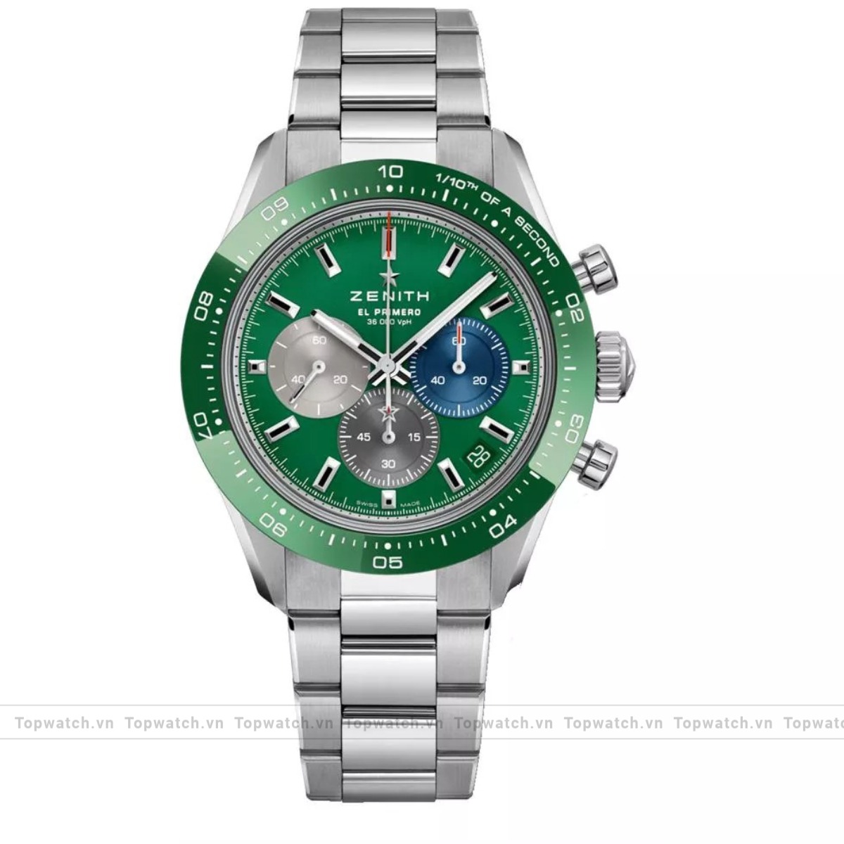Zenith Chronomaster 03.3119.3600/56.M3100 Chronograph Green-Tone Sport Watch 41mm Zenith Chronomaster 03.3119.3600/56.M3100 Chronograph Green-Tone Sport Watch 41mm