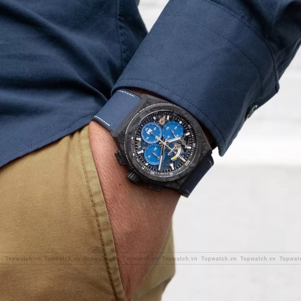 Zenith Defy 10.9000.9004/M99.R939 21 Patrick Mouratoglou Limited Edition Watch 44mm