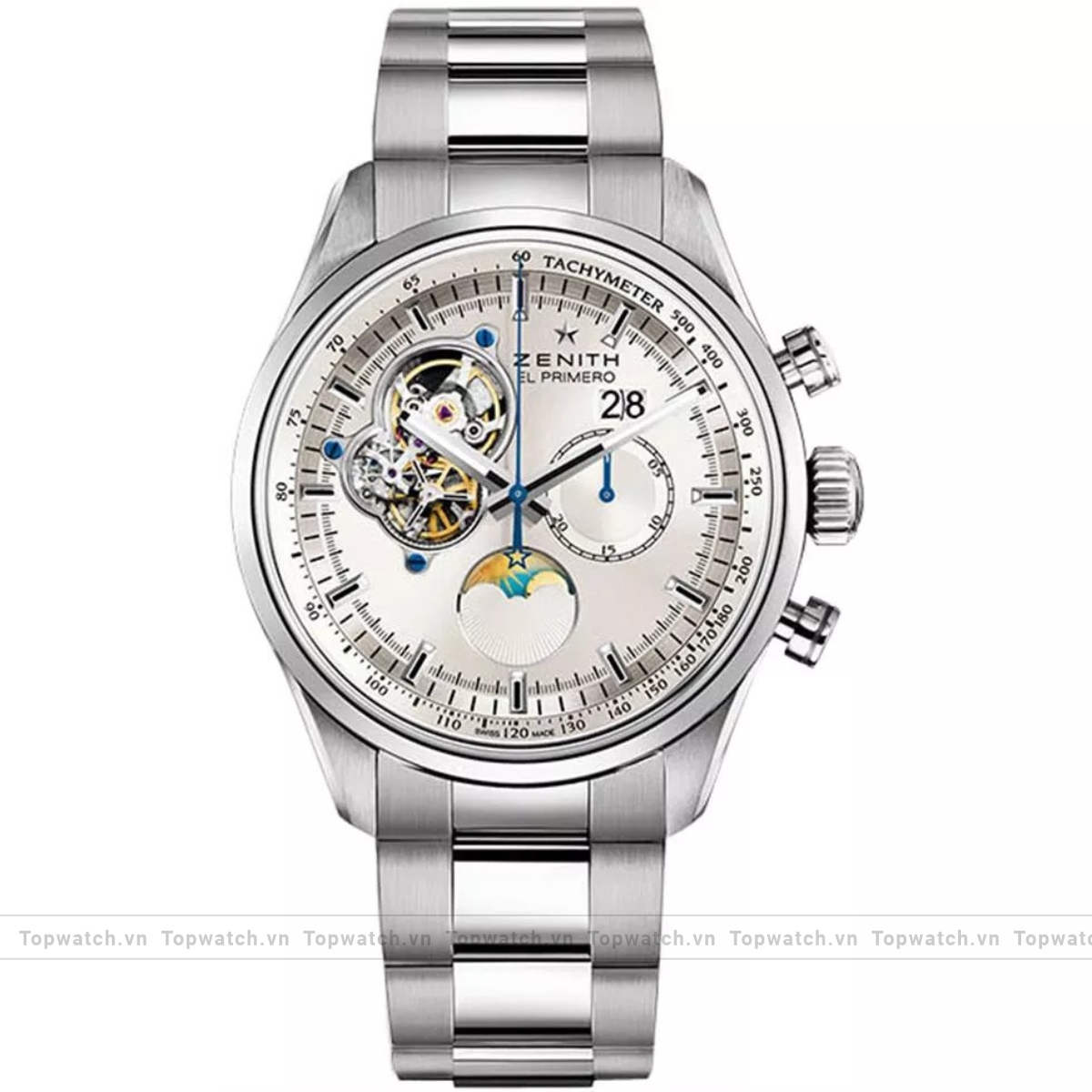 Zenith El Primero 03.2060.4047/01.M2160 Mens Stainless Steel Rubber Black 45.5mm