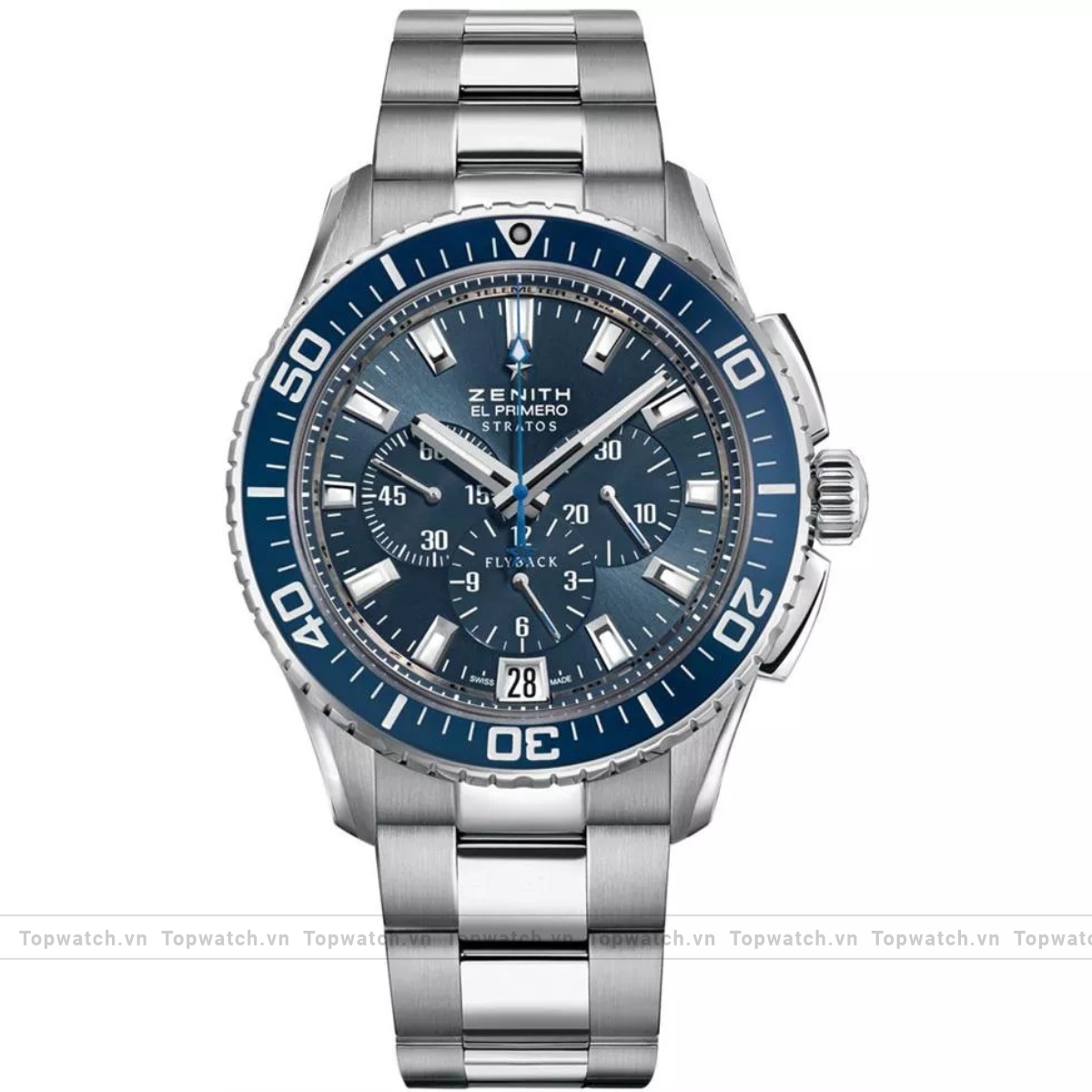 Zenith El Primero 03.2067.405/51.M2060 Stratos Flyback Watch 45.5mm