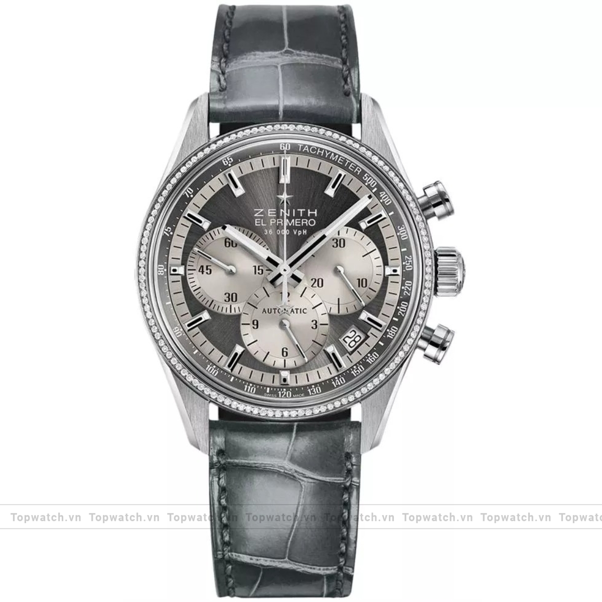 Zenith El Primero 16.2150.400/21.C706 Ladies Alligator Rubber Sapphire 38mm Zenith El Primero 16.2150.400/21.C706 Ladies Alligator Rubber Sapphire 38mm