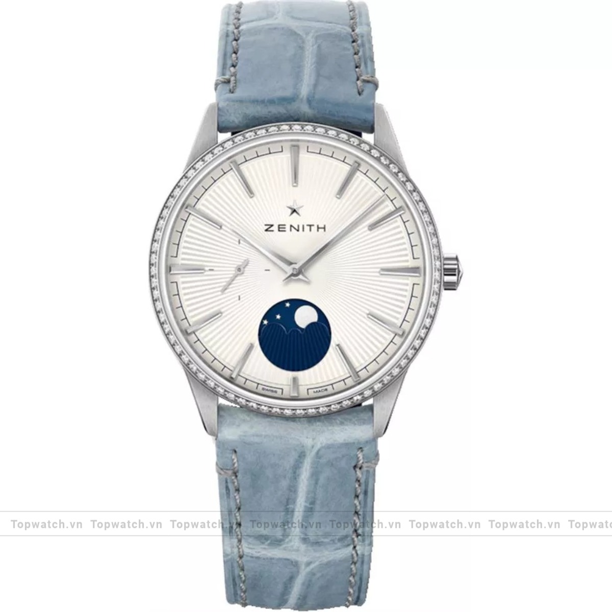 Zenith Elite 16.3200.692/01.C832 Moonphase Silver Watch 36mm Zenith Elite 16.3200.692/01.C832 Moonphase Silver Watch 36mm