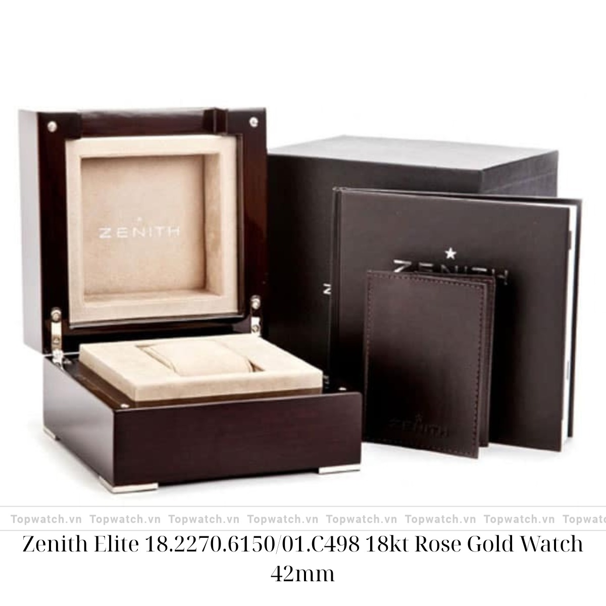Zenith Elite 18.2270.6150/01.C498 18kt Rose Gold Watch 42mm