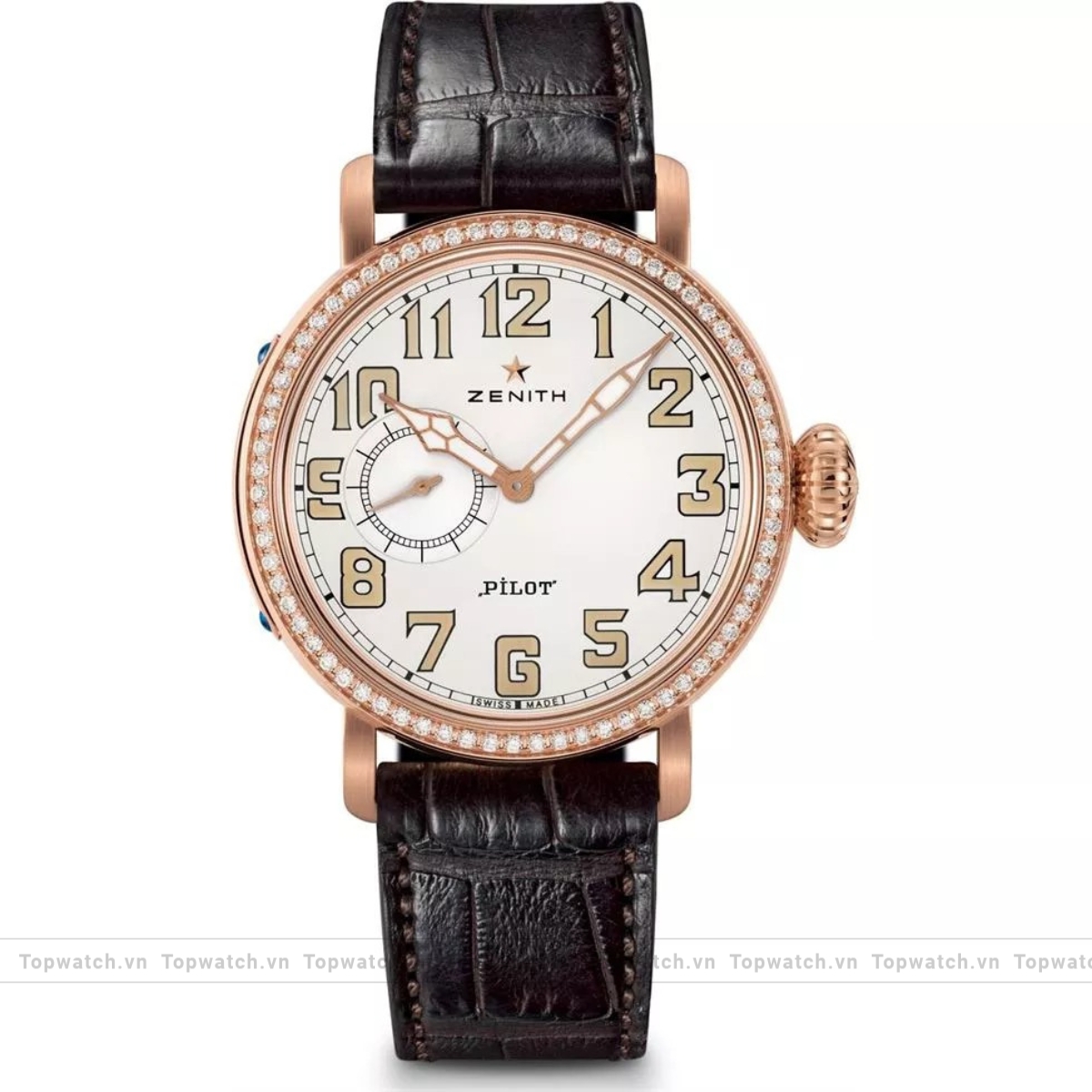 Zenith Pilot 22.1930.681/31.C725 Automatic White Dial Ladies Watch 40mm Zenith Pilot 22.1930.681/31.C725 Automatic White Dial Ladies Watch 40mm